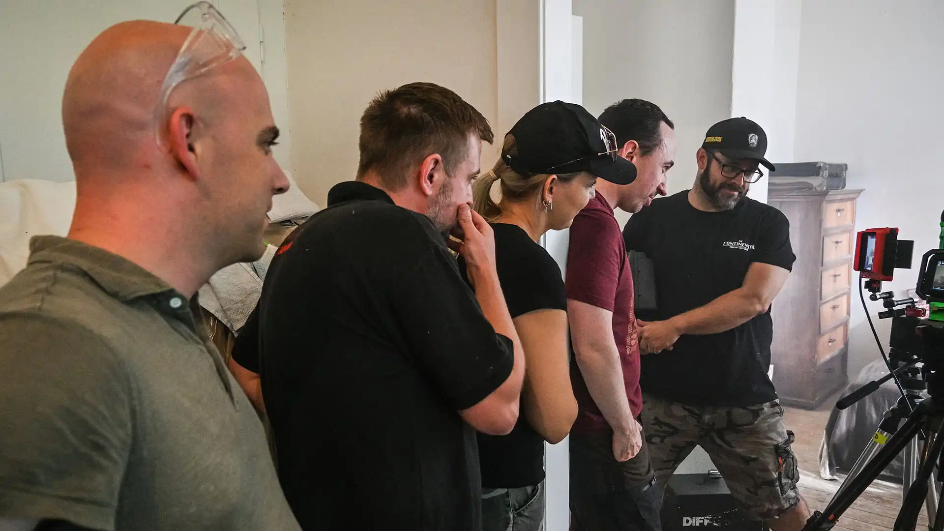 Behind the scenes